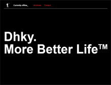 Tablet Screenshot of dhky.com